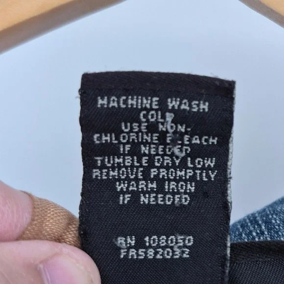 Venezia Womens Denim Jacket Blue Button Front Plus Size 22 24 Western Barn Coat - Picture 9 of 12